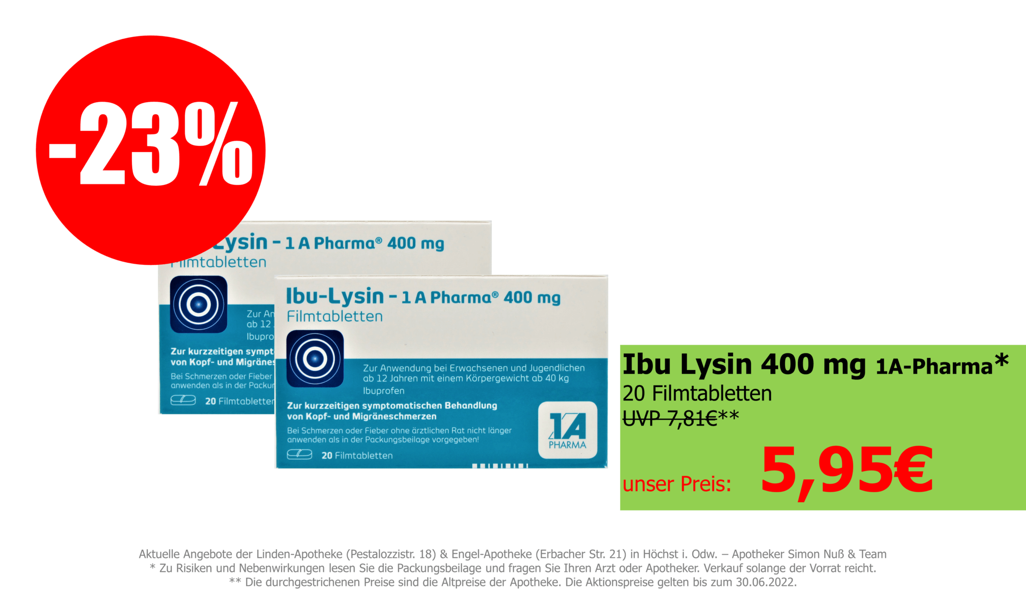 Ibu Lysin 400 mg 1A-Pharma