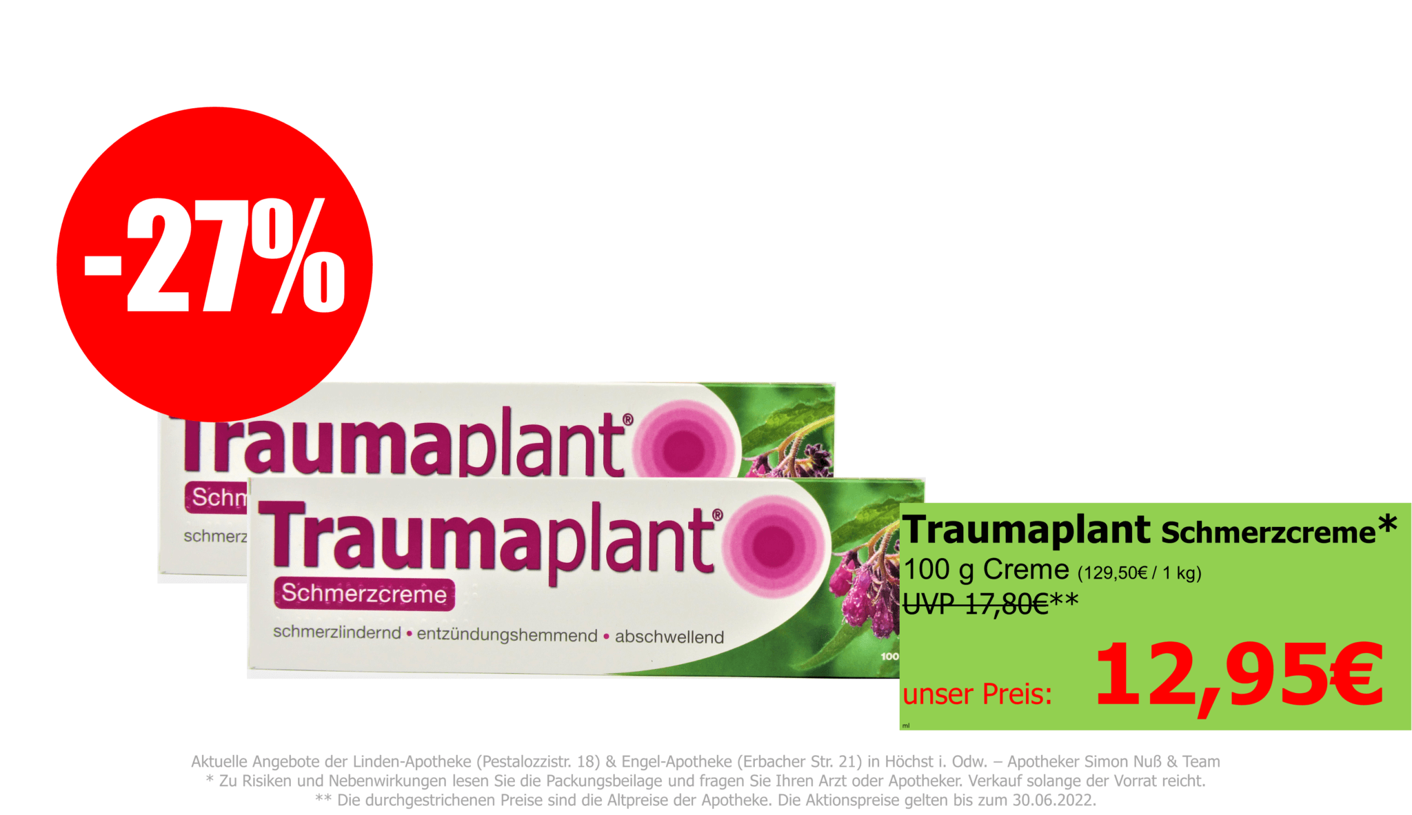 Traumaplant Schmerzcreme